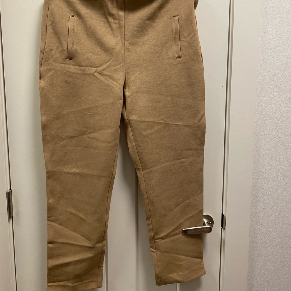 Chico’s Juliet knit Pant sz 12 Chico’s sz 2 Tan